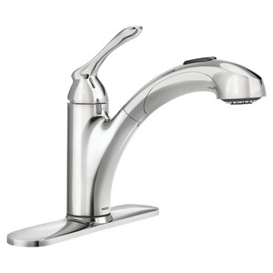 Moen Banbury 1 5 Gpm 1 Or 3 Hole Deck Mount Kitchen Faucet With