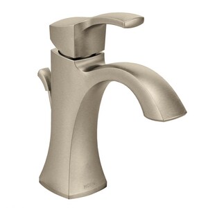 Moen Voss Single Handle Centerset Bathroom Sink Faucet In Brushed