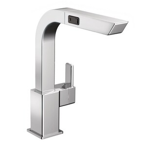 Moen 90 Degree 1 5 Gpm 1 Hole Kitchen Sink Faucet With Single