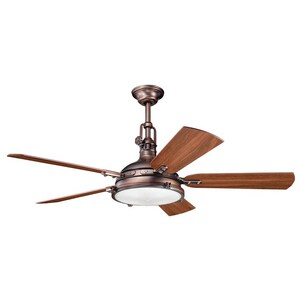 Kichler Lighting Hatteras Bay 5 Blade Double Rough In Ceiling Fan