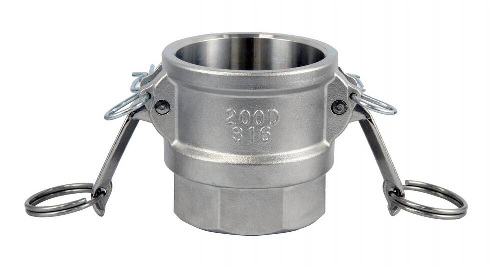 Female Coupler x FNPT Type D CF8M Stainless Steel Adapter