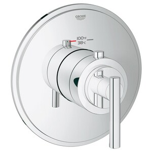Grohe Atrio High Flow Thermostatic Kit In Starlight Polished