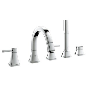 Grohe Grandera 5 Hole Roman Tub Faucet With Hand Shower Double