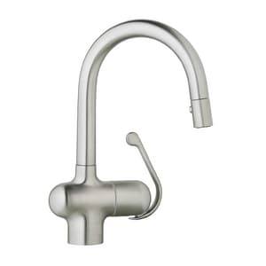Grohe Ladylux Cafe 1 75 Gpm Single Lever Handle Pull Out Bar