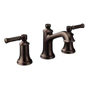 Moen Dartmoor Two Handle Widespread Bathroom Sink Faucet In Oil