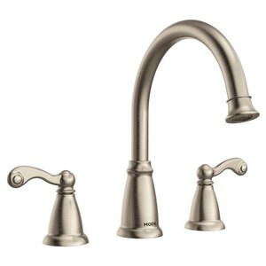 Moen Traditional Two Handle Roman Tub Faucet In Spot Resist