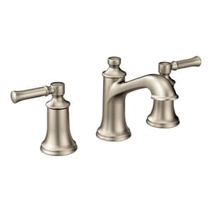 Moen Dartmoor Two Handle Widespread Bathroom Sink Faucet In