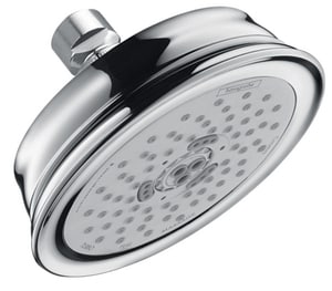 Geheugen voordat dek Hansgrohe Croma 100 Classic Multi Function Full, Intense Turbo and  Pulsating Massage Showerhead in Polished Chrome - 04070000 - Ferguson