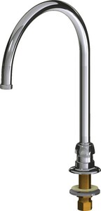 Chicago Faucet 8 In Brass Spout In Polished Chrome 626