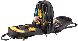 CLC Custom Leather Craft Tool Works™ 16 in. 48-Pocket Deluxe Tool Backpack CLC1134 at Pollardwater