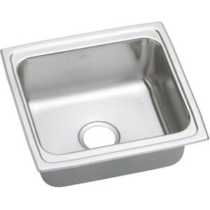 Elkay Gourmet Stainless Steel Single Bowl Top Mount Bar Sink