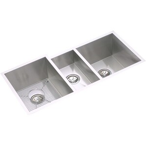 Elkay Crosstown 3 Bowl Undermount Sink Kit Efu402010dbg