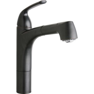 Elkay Gourmet Single Handle Kitchen Faucet In Oil Rubbed Bronze