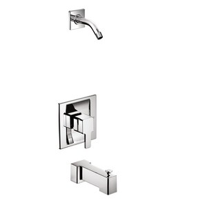 Moen 90 Degree Single Handle Bathtub Shower Faucet In Polished