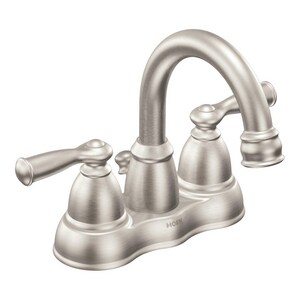 Moen Banbury Two Handle Centerset Bathroom Sink Faucet In Spot