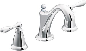 Moen Caldwell 1 2 Gpm 3 Hole High Arc Bathroom Faucet With Double