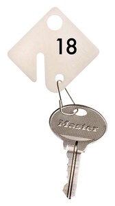 Master Lock Plastic Key Holders Bag of 20 MAS7117D at Pollardwater