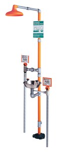 Guardian Equipment Freeze Resistant Safety Station with Stainless Steel Eyewash Bowl and Shower Head GGFR1902SSH at Pollardwater