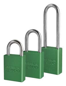 Master Lock 1-1/2 x 1 in. Padlock in Green M1105GREEN at Pollardwater