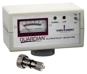Atlantic UL Traviolet Guardian™ 120V Ultraviolet Monitor for Atlantic UL Traviolet Ultraviolet Mightypure A254901 and Sanitron AS50C, A250995 and AS5000C up to 20 gpm Water Purifiers A308033 at Pollardwater