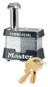 Master Lock 443 Series 1-9/16 x 7/8 in. Laminated Steel Vending and Meter Padlock Keyed Alike M443KALE at Pollardwater