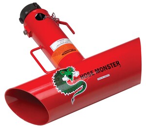 Hydro Flow Products Hose Monster™ Pitotless Nozzle™ NST 2-1/2 in. Test Hose HHM2H at Pollardwater