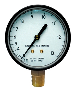 Thuemling Industrial Products 13 gpm Pressure Gauge Dry Replacement Gauge for PP671690 TMO10059 at Pollardwater