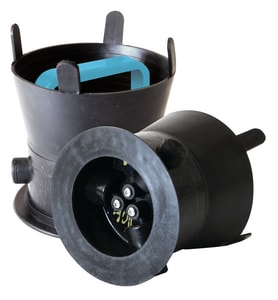 SW Services Debris Caps™ 6 to 6-1/4 in. Debris Cap with Blue Handle and Locking Bracket SDC456BLLD4 at Pollardwater