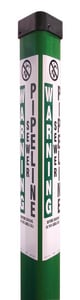 Rhino TriView® 3 x 66 in. Plastic Marking Flag in Green RTVF66GBGD1316C at Pollardwater