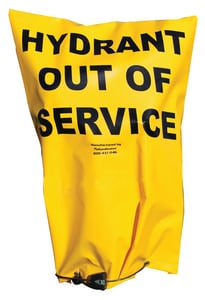 Pollardwater Heavy Duty Hydrant Bag in Black and Yellow PP69201 at Pollardwater