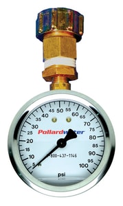 Pollardwater Economy 3/4 in. FGHT Pressure Test Kit with 2-1/2 in. 60 psi Gauge PP67117 at Pollardwater