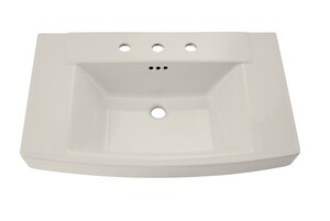 American Standard Townsend 35 1 4 In 3 Hole Pedestal Sink With 8