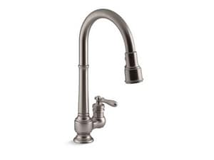 Kohler Artifacts Single Handle Pull Down Kitchen Faucet In