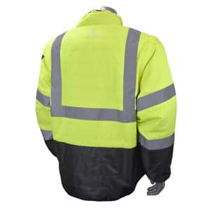 Radians Radwear™ XXXXL Size Quilted Reversible Jacket with Zip-Off Sleeve RSJ5103ZGS4X at Pollardwater