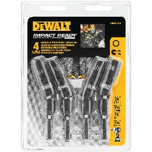 DEWALT Impact Ready® 4-Piece Magnetic Pivoting Nut Driver Set DDWPVTDRV at Pollardwater