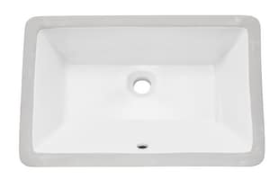 Mirabelle Sawgrass Undermount Bathroom Sink In White