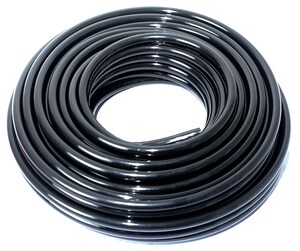 Hudson Extrusions 25 ft. x 1/2 in. Plastic Tubing in Black H37550062131325 at Pollardwater