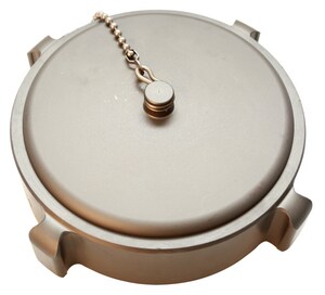 4 national standard thread Aluminum Cap With 12 Stainless Steel CHAIN ACAP40ANH at Pollardwater