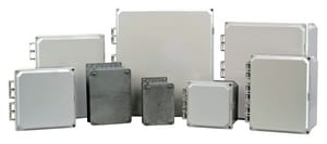 Conery Manufacturing 6 x 6 x 4 in. Aluminum, Polycarbonate and Stainless Steel Enclosure CPC060604HOLF at Pollardwater
