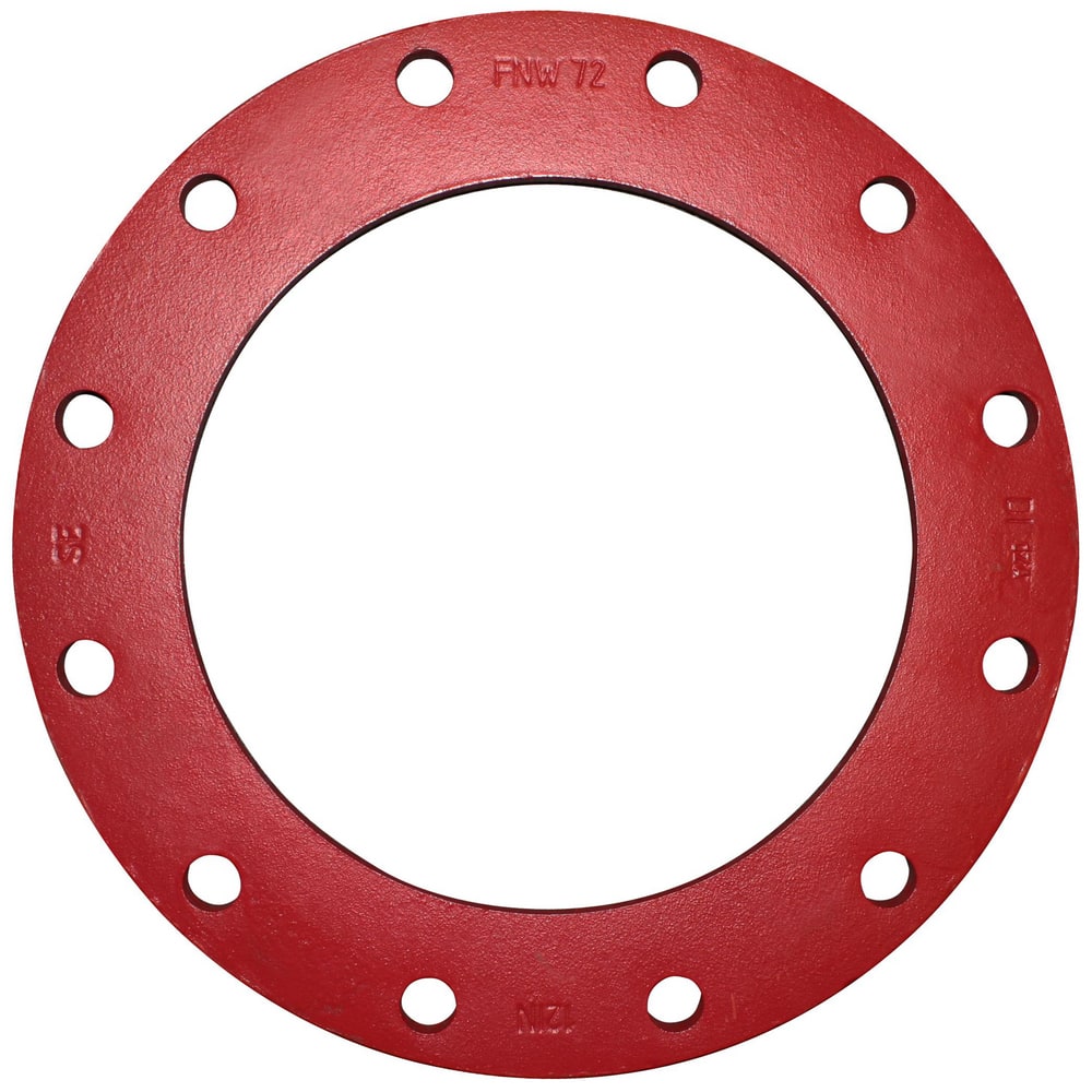 <strong>Figure 73</strong><br />Ductile Iron Painted IPS Back-Up Angled Face Ring Flange