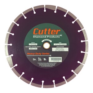 Cutter Diamond Products 12 in. Asphalt, Block and Concrete Cement Cutter Blade CHH712125 at Pollardwater