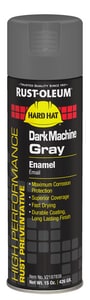 Rust-Oleum® V2100 System Dark Machine Gray Enamel Spray Paint RV2187838 at Pollardwater