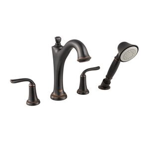 American Standard Romantic 1 8 Gpm 3 Hole Deck Mount Roman Tub