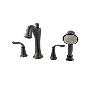 American Standard Romantic 1 8 Gpm 3 Hole Deck Mount Roman Tub