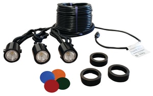 Kasco Marine Incorporated 120V 11W 3-Light Fountain Fixture Kit with 100 ft. Cord KLED3C11-100 at Pollardwater