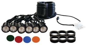 Kasco Marine Incorporated 120V 11W 6-Light Fountain Fixture Kit with 100 ft. Cord KLED6C11-100 at Pollardwater