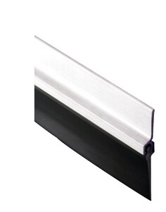 Pemko Aluminum Bottom Door Sweep In Satin Anodized Aluminum And