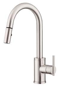 Danze Parma Single Handle Pull Down Kitchen Faucet D453558ss
