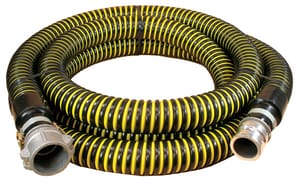 Abbott Rubber Co Inc 1-1/2 in. x 20 ft. Crushproof Suction Hose MxF Quick Connects A1230150020CE at Pollardwater