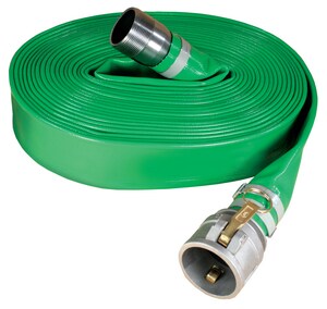 Abbott Rubber Co Inc 3 in. x 50 ft. MNPSH x Female Quick Connect PVC Discharge Hose in Green A1142300050CN at Pollardwater
